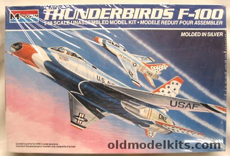 Monogram 1/48 F-100 Super Sabre Thunderbirds, 5442 plastic model kit